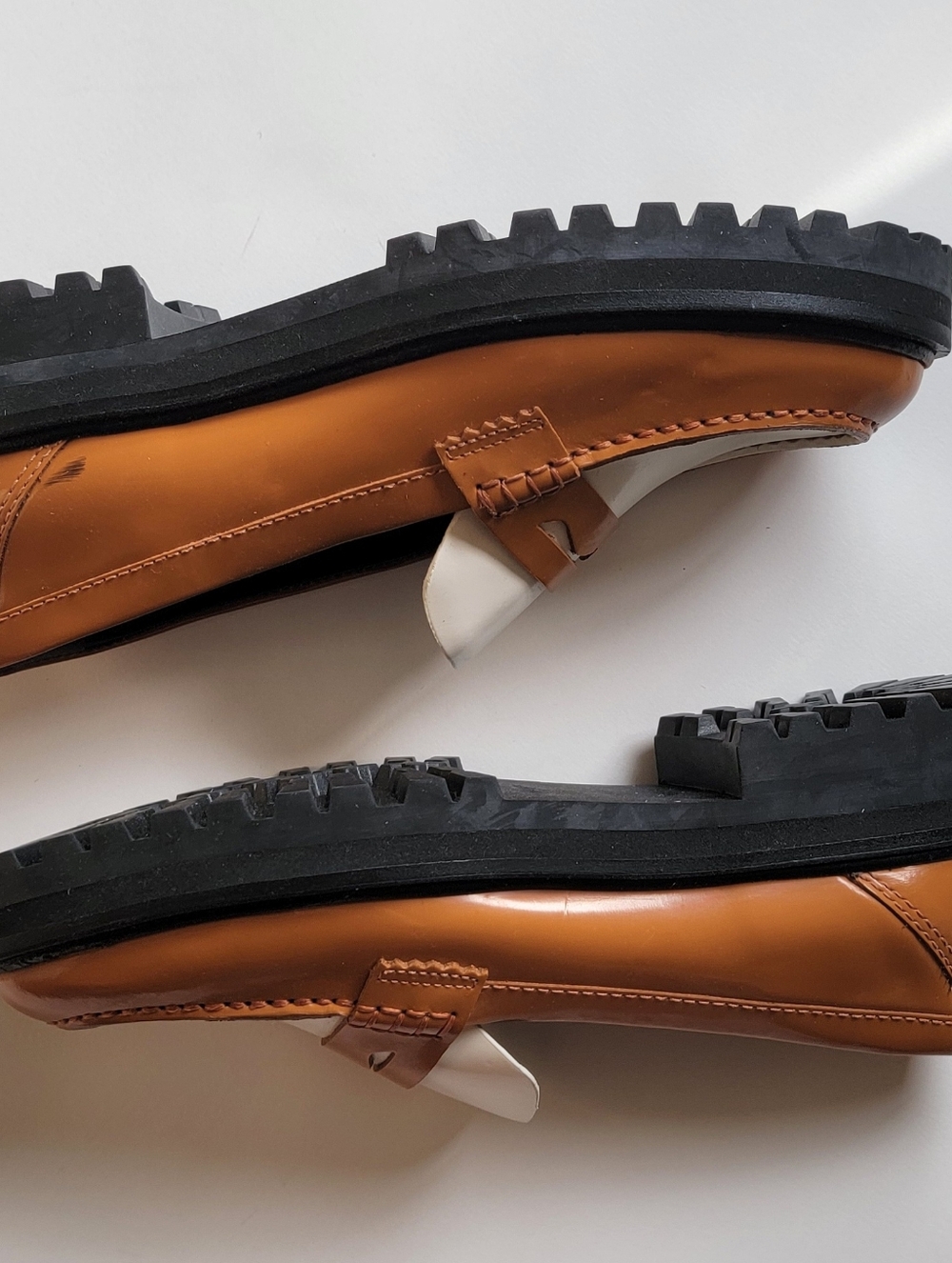 NEW Reformation Agathea chunky leather loafers -- See Note - Picture 6 of 10